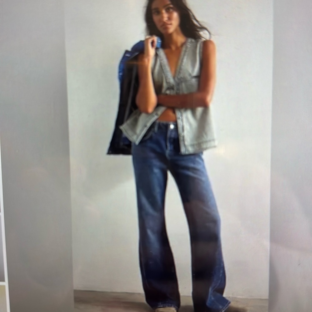 NEW Free People We The Free Expert Advice Mid Rise Flare
